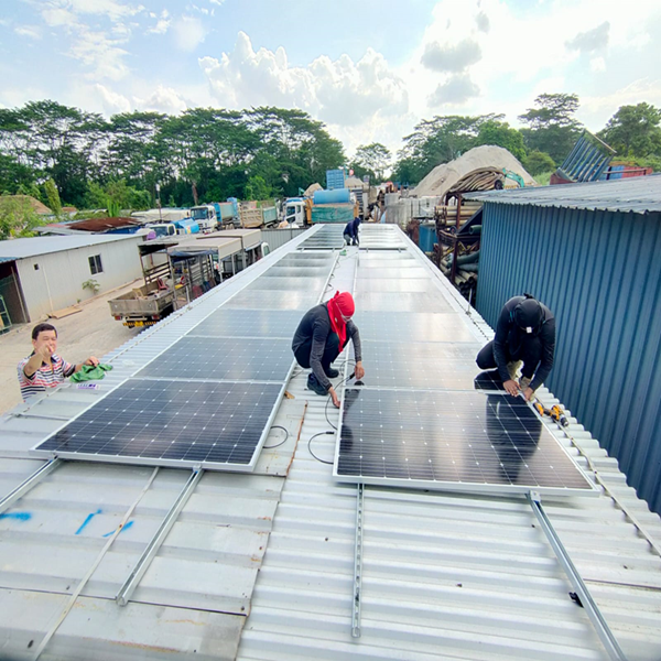 Solar Panel Installation for Workers' Dormitory